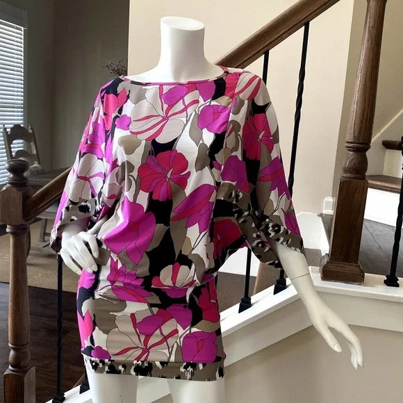 NWT Trina Turk Lynx Swim Tunic, X-Small, DD0495 - Picture 4 of 12